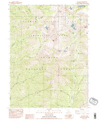 Mt. Hilton 1982 topographic map thumbnail
