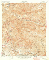 Mt. Lowe 1939 topographic map thumbnail
