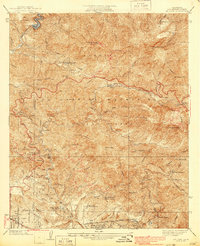 Mt. Lowe 1939 topographic map thumbnail