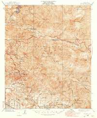 Mt. Lowe 1939 topographic map thumbnail