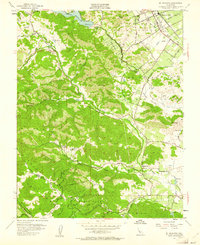 Mt. Madonna 1955 topographic map thumbnail