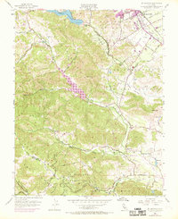 Mt. Madonna 1955 topographic map thumbnail