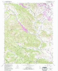 Mt. Madonna 1955 topographic map thumbnail