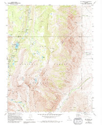 Mt. Morgan 1982 topographic map thumbnail