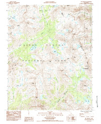 Mt. Pinchot 1985 topographic map thumbnail