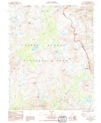 Mt. Pinchot 1992 topographic map thumbnail