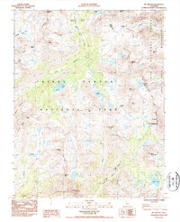 Mt. Pinchot 1985 topographic map thumbnail