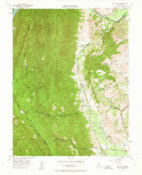 Mt. Vaca 1951 topographic map thumbnail