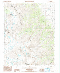 Mt. Williamson 1984 topographic map preview