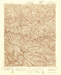 Mt. Wilson 1934 topographic map thumbnail