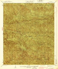Mt. Wilson 1939 topographic map thumbnail