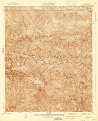 Mt. Wilson 1939 topographic map thumbnail