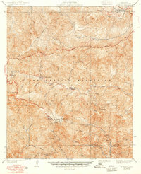Mt. Wilson 1939 topographic map thumbnail