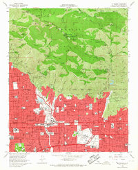 Mt. Wilson topographic map thumbnail