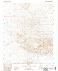 Mud Hills 1988 topographic map thumbnail