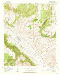 Murrieta 1953 topographic map thumbnail