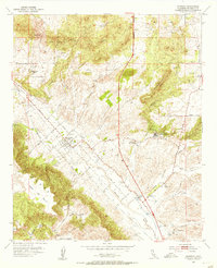 Murrieta 1953 topographic map thumbnail