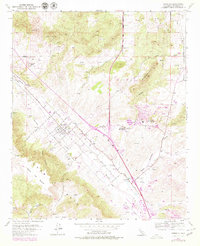 Murrieta 1953 topographic map thumbnail