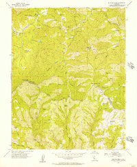 Mustang Peak 1955 topographic map thumbnail