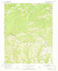 Mustang Peak 1955 topographic map thumbnail