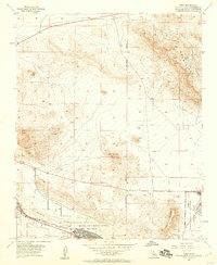 Nebo 1953 topographic map thumbnail