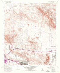 Nebo 1953 topographic map thumbnail