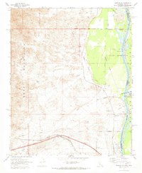 Needles NW 1970 topographic map thumbnail