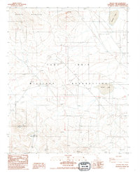 Nelson Lake 1986 topographic map thumbnail