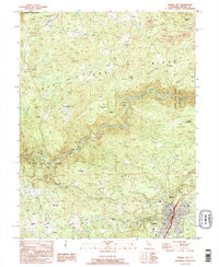 Nevada City 1995 topographic map thumbnail