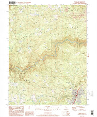 Nevada City 1995 topographic map thumbnail