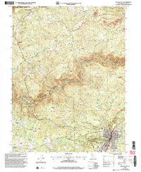 Nevada City 2000 topographic map thumbnail