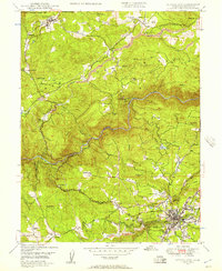 Nevada City 1948 topographic map thumbnail