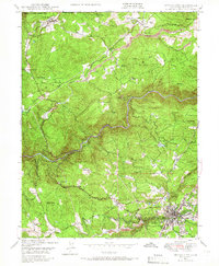 Nevada City 1948 topographic map thumbnail