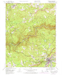 Nevada City 1948 topographic map thumbnail