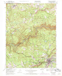 Nevada City 1948 topographic map thumbnail