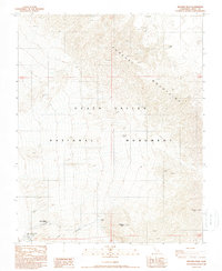 Nevares Peak 1988 topographic map thumbnail