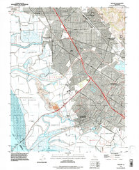 Newark 1993 topographic map thumbnail