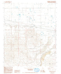 Newberry Springs 1982 topographic map thumbnail