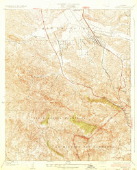 Newhall 1933 topographic map thumbnail