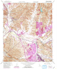 Newhall 1952 topographic map thumbnail