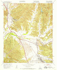 Newhall 1952 topographic map thumbnail