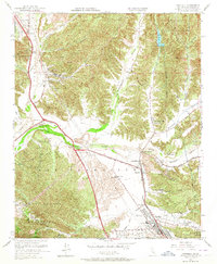 Newhall 1952 topographic map thumbnail