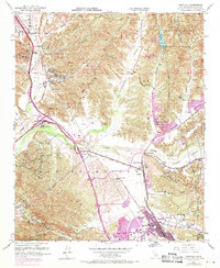 Newhall 1952 topographic map thumbnail