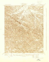 Newhall 1929 topographic map thumbnail