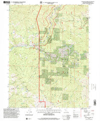 Newhouse Ridge 1995 topographic map thumbnail