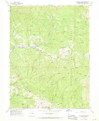 Newhouse Ridge 1967 topographic map thumbnail