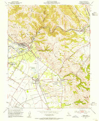 Niles 1953 topographic map thumbnail