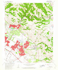 Niles 1961 topographic map thumbnail
