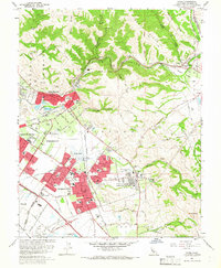 Niles 1961 topographic map thumbnail