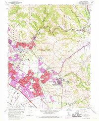 Niles 1961 topographic map preview